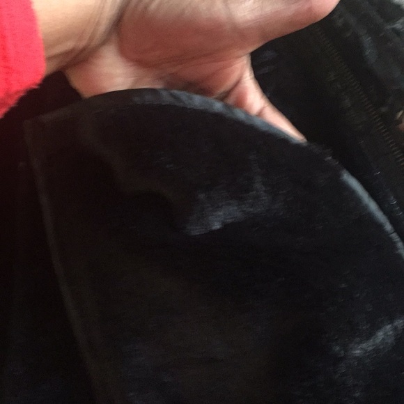 Sean John faux leather jacket medium black used two front pockets shiny - Picture 4 of 7